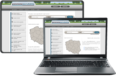 portal internetowy portfolio - panoramawarsztatow - portal internetowy